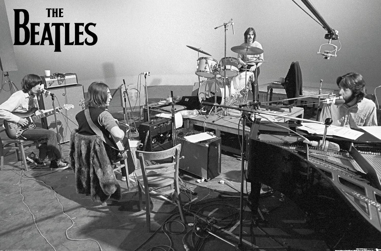 The Beatles - Let It Be Studio Wall Poster, 22.375" x 34"