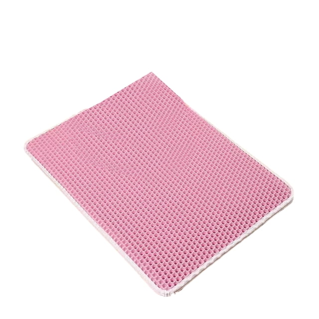 fastboy Durable And Long-lasting Cat Litter Mat Say Goodbye To Messy Floors Safe And Non-toxic Easy To Clean Pink