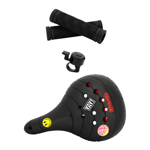 Bell Sports Ensemble économique de siège, cloche de vélo et poignées pour enfants Charms par Raskullz
