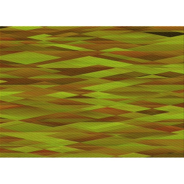 Ahgly Company Machine Washable Indoor Rectangle Transitional Pistachio Green Area Rugs, 7' x 9'