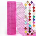thumbnail image 1 of Mesh Ribbon for Wreaths 10 Inch x 30 Foot Wreath Mesh Rolls with Shiny Metallic Foil for Easter Christmas Party Wedding Home Decor DIY Craft Projects and Gift Wrapping, 1 of 7