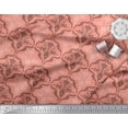 thumbnail image 3 of Soimoi Modal Satin Fabric Filigree Damask Print Fabric by the Yard 42 Inch Wide, 3 of 3