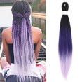 thumbnail image 3 of Amdohai Jumbo Braid Hair 26inch Synthetic Fiber Hair Extensions Crochet Braiding Gradient Color Braids Hair Styling Tools, 3 of 7