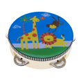 thumbnail image 2 of WHEANG Tambourin pour Bois à Main, Tambourin Musical, Instrument de Percussion, 2 of 6