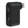 thumbnail image 1 of 4-in-1 Rotating USB Hub Multi Functional Card Reader Splitter One To Three Port Extension USB HUB, 1 of 8