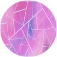thumbnail image 1 of Ahgly Company Tapis d'Intérieur Lavables en Machine, Ronds, Violets, Transitionnels, Violets, 7' Ronds, 1 of 7