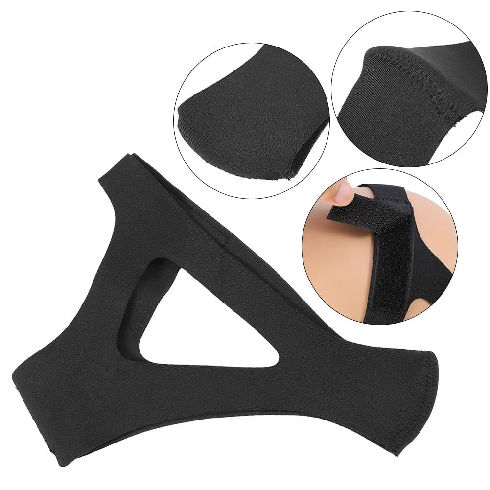 TOPINCN Snore Belt Chin Support, Anti Snore Belt, Stop Snoring Chin Strap Anti Snore Belt Apnea Jaw Support Solution Sleep