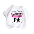 thumbnail image 3 of FhsagQ The 7th Of July Fille Enfant Mignonne Graphique Col Rond Manches Courtes Tee Été Décontracté T-Shirt Fille Printemps The 7th Of July T-Shirts Taille 14-16 Plus Pâques Blanc 7-8 Ans, 3 of 5