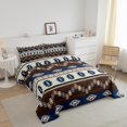 thumbnail image 3 of Erosebridal Retro Aztec Comforter Sets Full Size, Western Boho Comforters & Duvets, Mandala Style Room Decor , 3 Pieces, 3 of 7