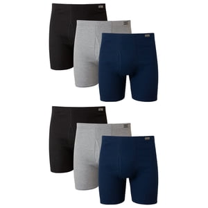 Hanes hommes sans tag Comfortsoft Waistband - Boîtes multiples Disponibles Slips Boxer, 6 Emballages assortis, 3X-Large US