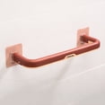 thumbnail image 3 of Oleegame 1PC Spoon And Lid Rest Towel Bar Single Towel Rack Towel Holder For Kitchen Bathroom Laundry Room NonDrilling Wall Mounted Hanging Towel Holder Towel Organizer Pink, 3 of 8