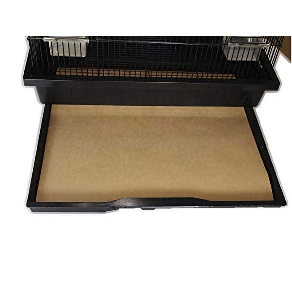 BirdCageLiners - Small Cages - Custom Size - 100 Pre-Cut Sheets - 40 Pound Paper