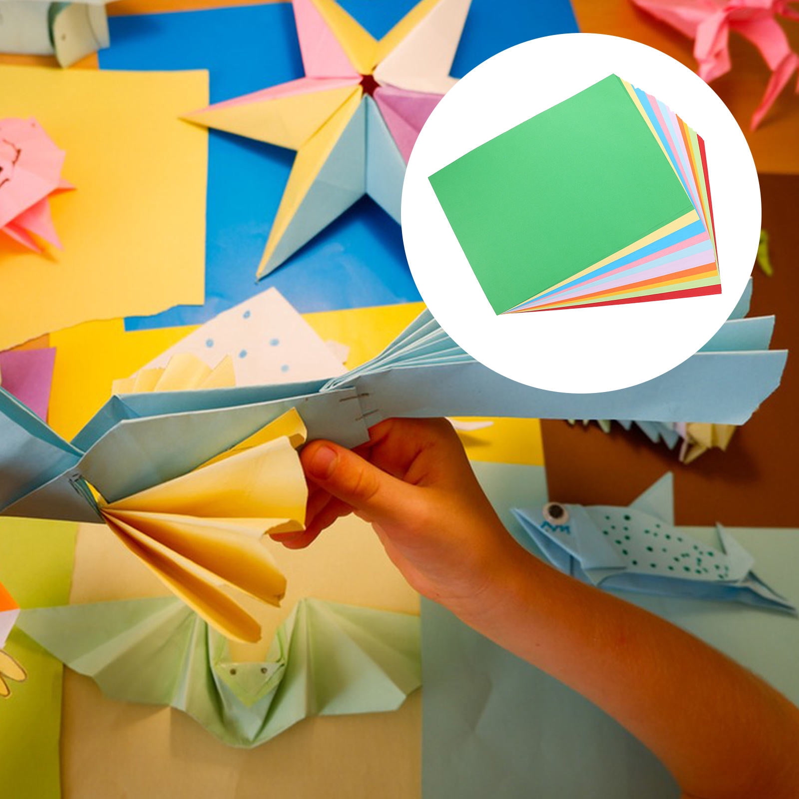 Mobutofu Multicolored Copy Paper for Office Printing Smooth Electrostatic Printer Compatible Paper