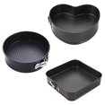 thumbnail image 4 of thinsony 3Pc Springform Pan set Nonstick Leakproof Cake Pan Bakeware Cheesecake Pan, 4 of 9