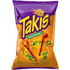 Takis® Xplosion Zesty Nacho Cheese Rolled Tortilla Chips, 260 g