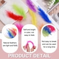 thumbnail image 3 of 200 Pack Fluffy Turkey Marabou Feather,Blue Natural Turkey Feather, 3 of 5