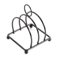 thumbnail image 3 of GROWTH TANK Stainless Steel Toast Rack Compact Countertop Household Serving 3 Slice Slot black, 3 of 7