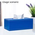 thumbnail image 4 of Tissue Box Cover Leather Retro Rectangular Multifunctional Napkin Holder, Modern Facial Tissue Pumping Paper Dispenser, 4 of 5