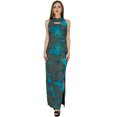 thumbnail image 2 of Bimba Robe Longue Chic d'Été pour Femmes Robe de Vacances Sans Manches, 2 of 7