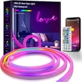 thumbnail image 1 of WINGOMART 16.4FT Neon Lights RGB LED Neon Rope Lights W/ Remote Control, Smart LED Neon Light Strip W/ smart APP LED Strip Lights waterproof for Indoors & Outdoors, 1 of 8