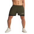 thumbnail image 1 of Men‘s 2 in 1 Double Layer Running Shorts Quick Dry Gym Training Sport Short with Phone Pockets, 1 of 6