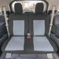 thumbnail image 2 of For 2020-2024 Ford Explorer Base FH Group Neoprene Custom Fit Car Seat Covers Water Resistant - 3rd Row Gray, 2 of 6