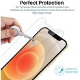 thumbnail image 4 of Vultic [2 Pack] Screen Protector for iPhone 12 Mini (5.4 inch) [Case Friendly], Tempered Glass Film Cover, 4 of 5
