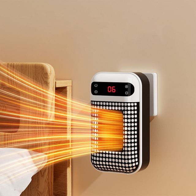 Chauffage d'Appoint, Chauffages d'Appoint Électriques pour l'Intérieur, Petit Chauffage d'Appoint Portable pour Usage Intérieur, Chauffage Chaud pour Chambre, Chauffage Haute Puissance à Sécurité Rapide pour Bureau Chambre Maison, Chauffage Intelligent pour la Maison