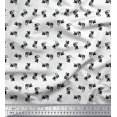 thumbnail image 1 of Soimoi Poly Georgette Fabric Bubbles & Fish Ocean Printed Craft Fabric by the Yard 42 Inch Wide, 1 of 2