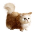 thumbnail image 2 of LSLJS Simulation Jouets Chats Jouets en Peluche Modèles de Simulation Cadeaux pour Enfants Jouets Chats Ronronnants Bset Cadeau, 2 of 4