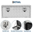 thumbnail image 3 of EDTara Waterproof Aluminum Underbody Storage Box, Heavy Duty Truck Bed Organizer With t-Handle Lock for Trailers and Rvs, 3 of 8