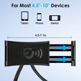 thumbnail image 3 of HLONK Support de Téléphone à Encolure Paresseuse, Support de Tablette Mains Libres Ajustable, Rotation à 360, Support à Bras Long, Compatible avec 13/ 12 Pro Max/ 11 Pro Max/ 11 Pro iPad Pro 11 2020/10/Air 3/Mini 5 Galaxy S20, 3 of 6