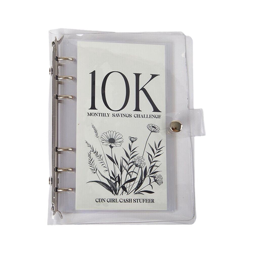 SharkTRUE Lingsun Month Envelopes Money Saving Challenge Binder, Easy And Funny Way To Save .kkk, Money Savings Challenges Book Money Saving Planner, Reusable Money - Saving Challenge Binder