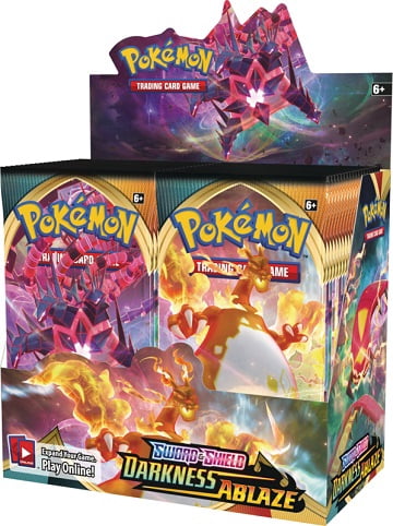 Pokemon Trading Card Game: Sword & Shield - Darkness Ablaze Booster Box 36 packs, 10 cards per pack