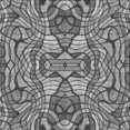 thumbnail image 1 of Ahgly Tapis d'Intérieur Lavable en Machine Carré Transitionnel Gris Foncé, 5 Pieds Carré, 1 of 7
