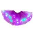 thumbnail image 3 of Women 3 Level Mesh Tulle Skirt Princess Skirt With LED Small Bulb Skirt, 3 of 4