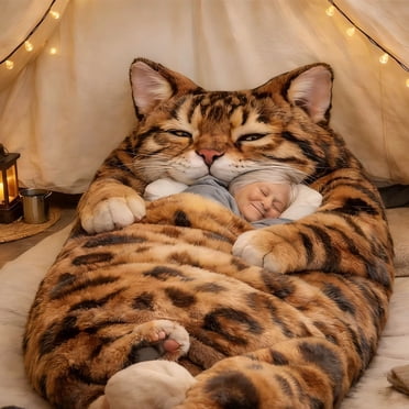 EGNMCR Adorable Cats Envelopes Sleeping Bag Sleeping Blanket