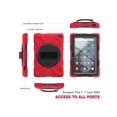 thumbnail image 2 of Étui pour Tablette Amazon All-New Kindle Fire 7 (12e Génération, Sortie 2022), Robuste, Antichoc, Étui de Protection pour All-New Kindle Fire 7 Pouces avec Support, Poignée, Dragonne et Bandoulière, 2 of 7