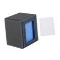 thumbnail image 2 of jinwen Card Deck Box Card Deck Storage Box, Transparent Window Album Card Holder Case Card Cards Case TCG Cards Protector Decks Case black blue, 2 of 9