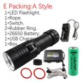 thumbnail image 1 of XML-L2 LED Sea Diving Submarine Yellow Light Waterproof Flashlight Marine Torch ,Powerful Illumination, 1 of 7