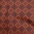 thumbnail image 1 of oneOone Rayon Brown Fabric Damask Craft Projects Decor Fabric Printed By The Yard 56 Inch Wide, 1 of 5