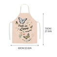 thumbnail image 3 of Special Offer! Easter Home Printing Linen Imitation Apron Kitchen Fouling Multi Functional Apron, 3 of 3