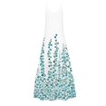 thumbnail image 4 of Robe Longue Maxi Ample à Imprimé Floral Sans Manches à Col en V pour Femmes Dames, 4 of 4