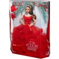 thumbnail image 4 of 2018 Holiday Barbie Doll – Brown Hair with Ponytail, 4 of 8