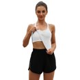 thumbnail image 3 of Charmo Women's Scoop Neck Ribbed Tank Tops Slim Straps Cropped Tops Built in Bra, 3 of 5