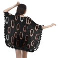 thumbnail image 4 of Moomaya Open Front Printed Shrug Printed Kimono Sleeve Beach Cover Up For Women, 4 of 5