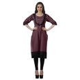 thumbnail image 3 of Moomaya Bollywood Designer Kurti WoMen's Printed Knee Length Kurta Tunic Tops, 3 of 6