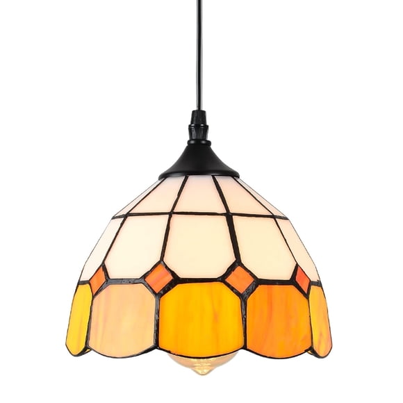 jengush Battery Operated Pendant Light with CR2025 Remote,Rechargeable Ceiling Light Fixture with 9 Colors Dimmable Bulb,Battery Powered Pendant Ligh