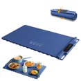 thumbnail image 2 of Tapis Chauffant pour Réchauffer Tapis Roulable Tapis Chauffant Multifonction avec Température Réglable Portable Arrêt Automatique Réchauffeur pour Vie Quotidienne Fêtes Buffet Souper (Bleu), 2 of 9