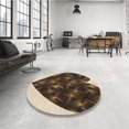 thumbnail image 4 of Ahgly Company Tapis d'Intérieur Lavables en Machine, Ronds de Nuit Transitionnel, Ronds de 8 Pi, 4 of 7